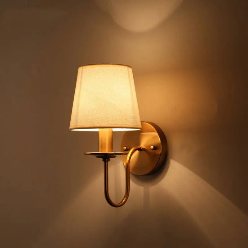 Modern Fabric E14 Wall Lamp