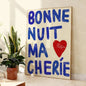 Modern French Love Quote Canvas