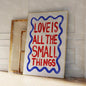 Modern French Love Quotes Canvas