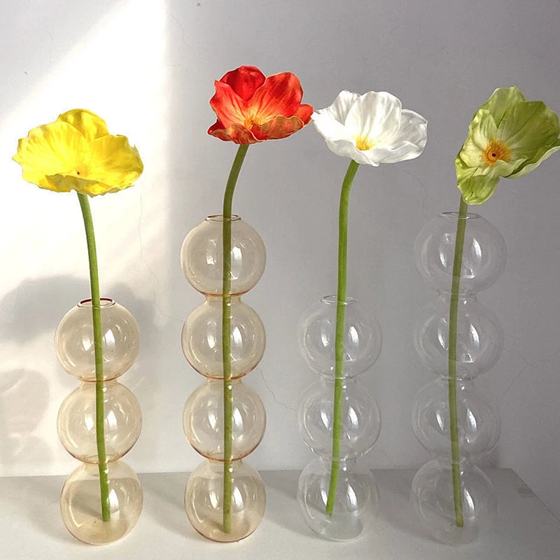 Modern Glass Bubble Vase - EU Style