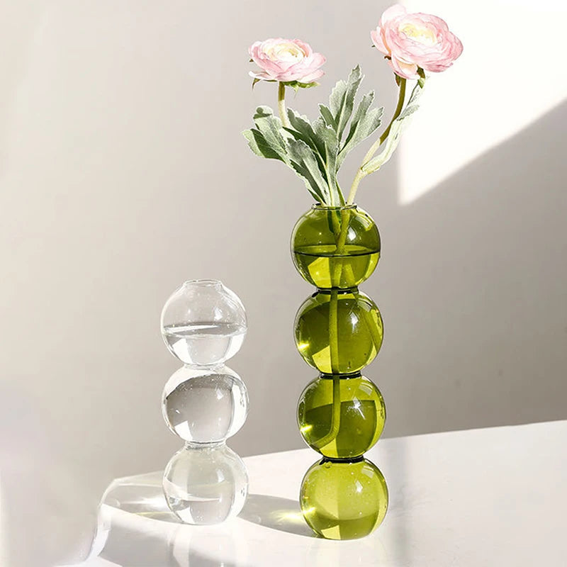 Modern Glass Bubble Vase - EU Style