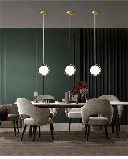 Modern Glass LED Pendant Light