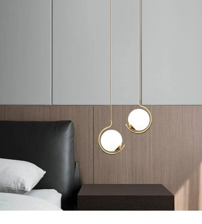 Modern Glass LED Pendant Light