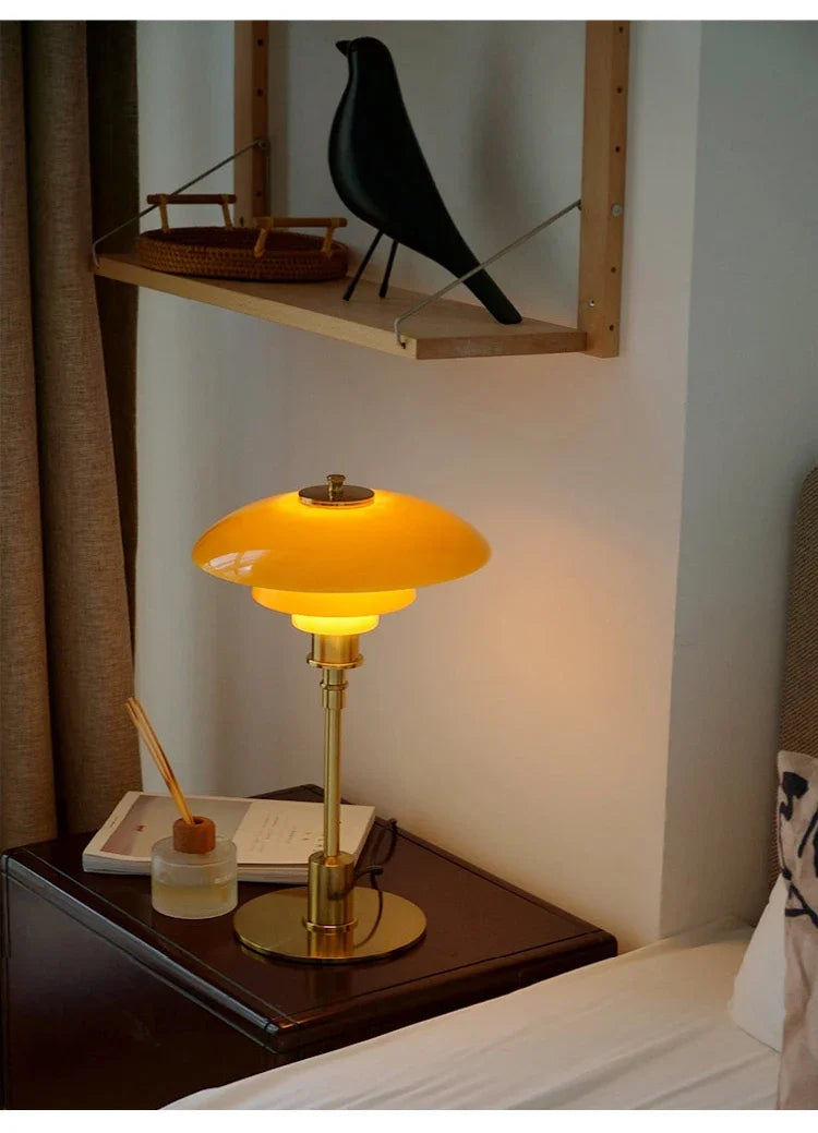 Modern Glass LED Table Lamp