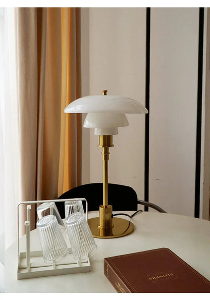 Modern Glass LED Table Lamp