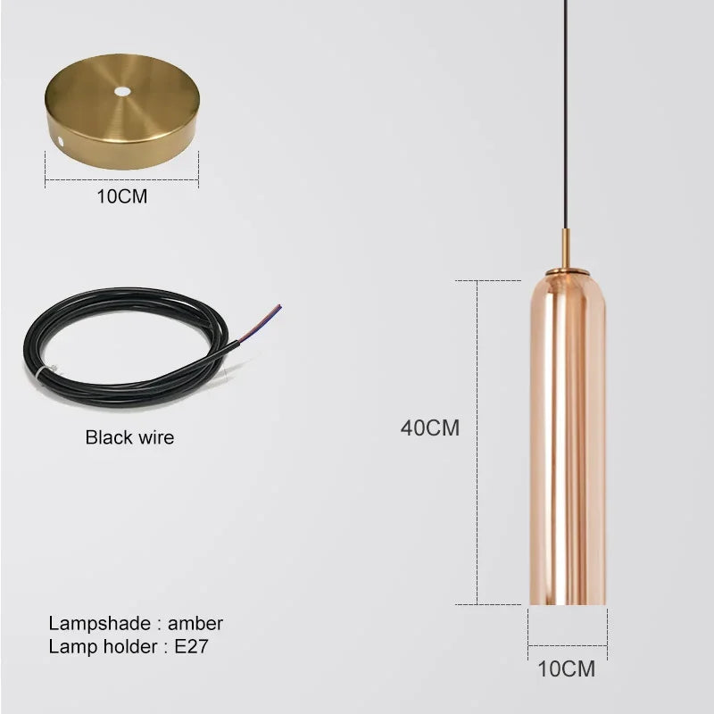 Modern Glass LED Wall Sconce