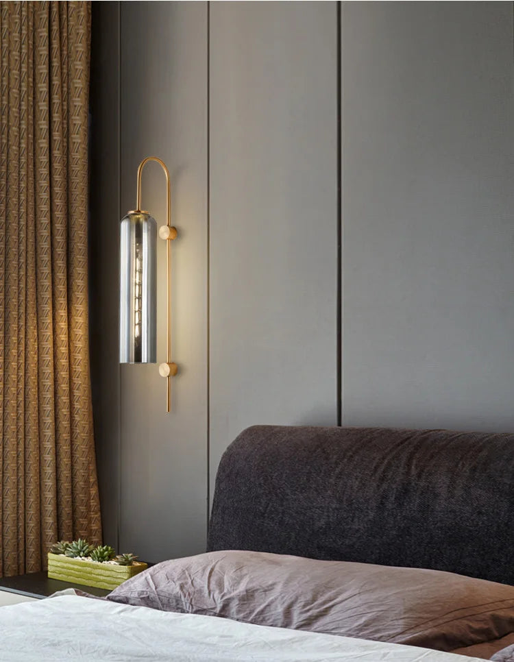 Modern Glass LED Wall Sconce