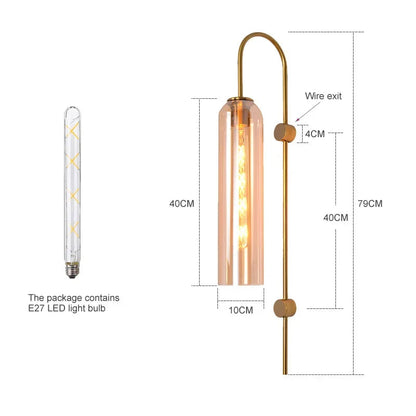 Modern Glass LED Wall Sconce