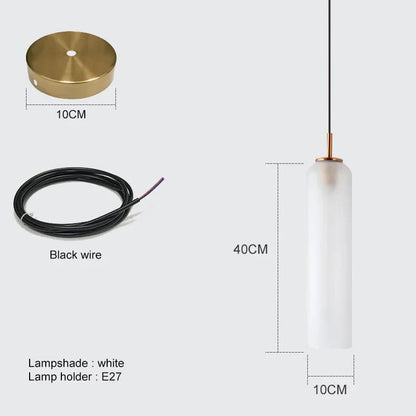 Modern Glass LED Wall Sconce