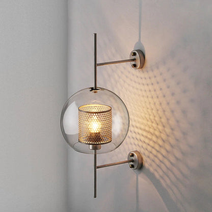 Modern Glass Wall Sconce Light