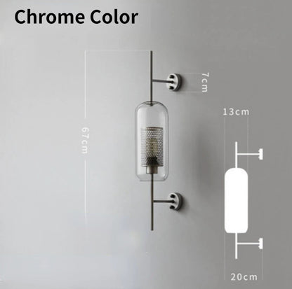 Modern Glass Wall Sconce Light