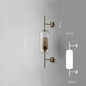 Modern Glass Wall Sconce Light