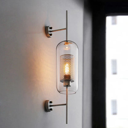 Modern Glass Wall Sconce Light