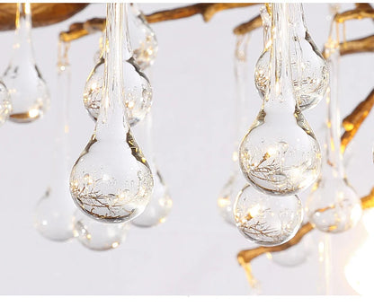 Modern Gold Crystal Chandelier Light