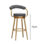 Modern High Bar Stool in Metal