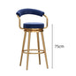 Modern High Bar Stool in Metal