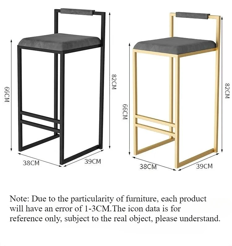 Modern Industrial Bar Stool 90cm