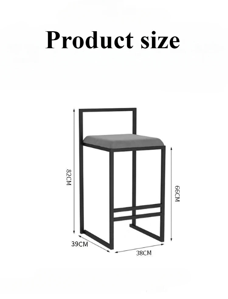 Modern Industrial Bar Stool 90cm