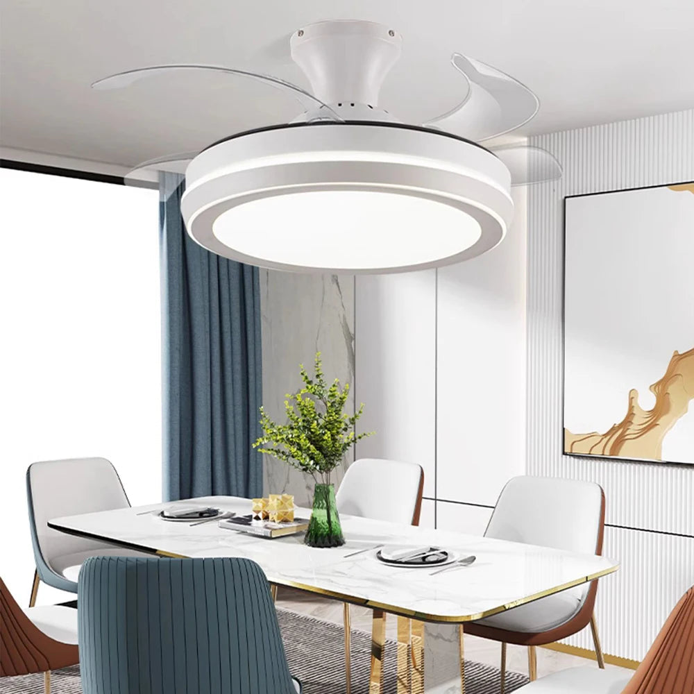 Modern Invisible Ceiling Fan Light