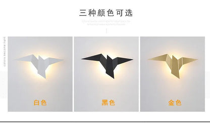 Modern LED Bird Wall Lamp