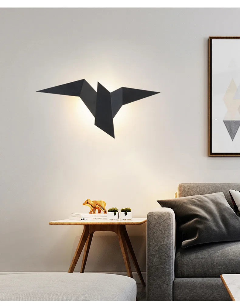 Modern LED Bird Wall Lamp