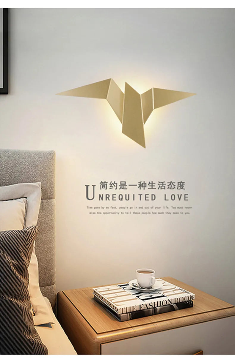 Modern LED Bird Wall Lamp