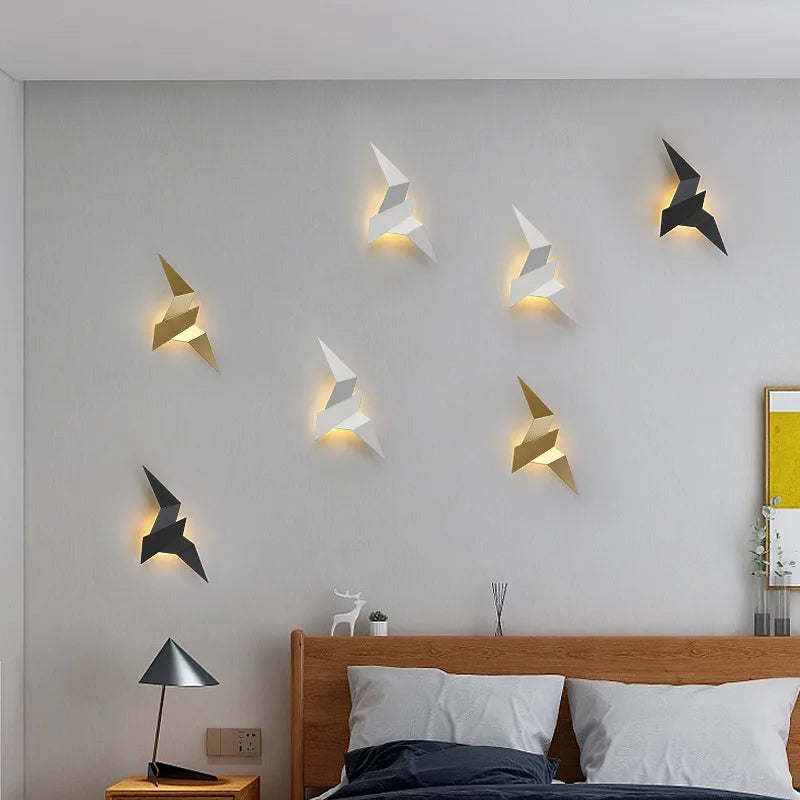 Modern LED Bird Wall Lamp