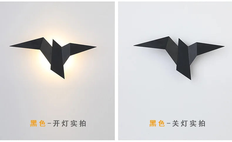 Modern LED Bird Wall Lamp