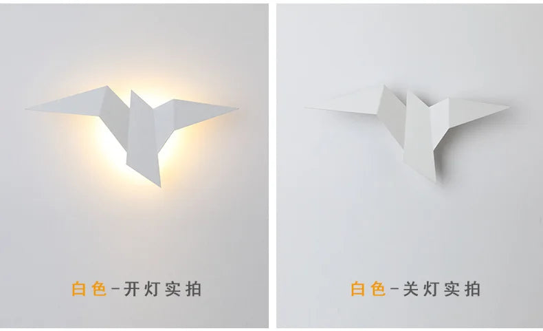 Modern LED Bird Wall Lamp