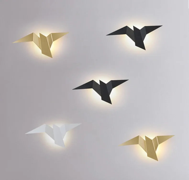 Modern LED Bird Wall Lamp