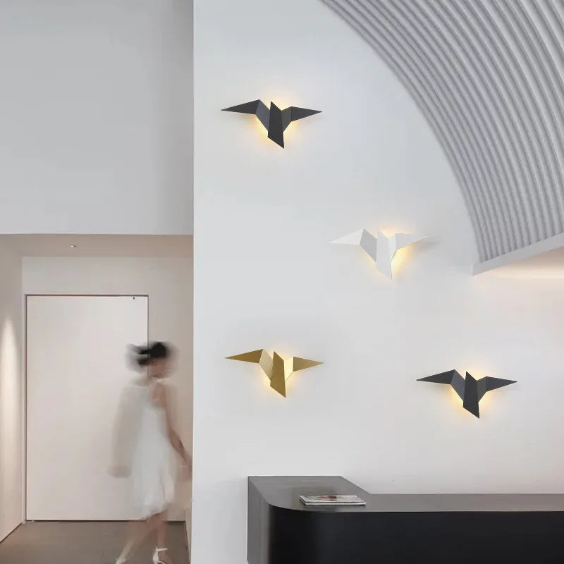 Modern LED Bird Wall Lamp