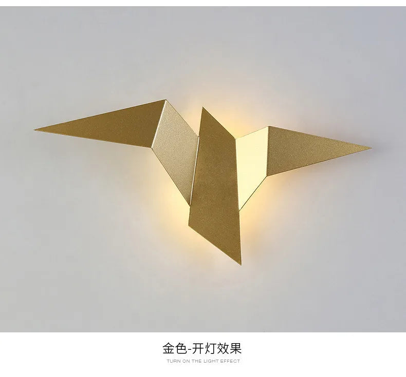 Modern LED Bird Wall Lamp