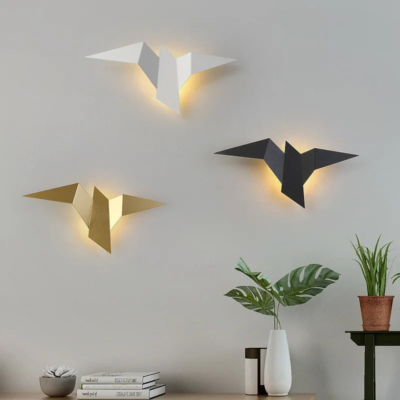 Modern LED Bird Wall Lamp