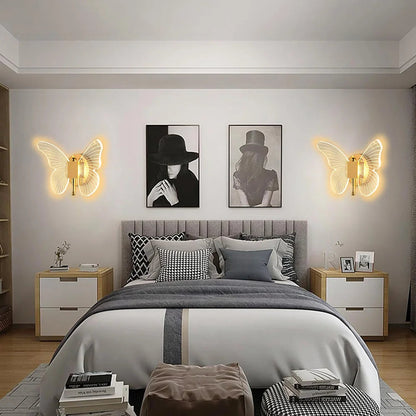 Modern LED Butterfly Wall Lamp