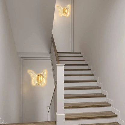 Modern LED Butterfly Wall Lamp