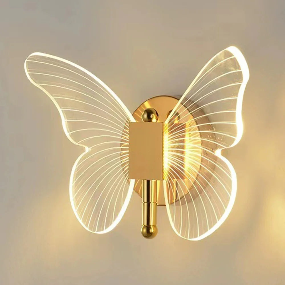 Modern LED Butterfly Wall Lamp