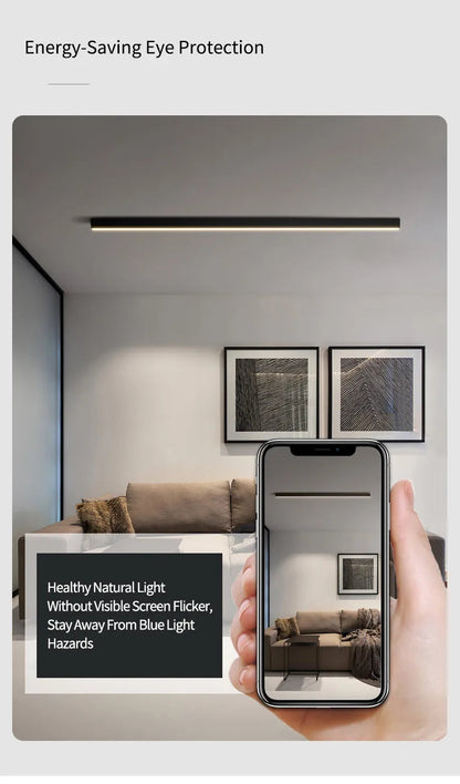 Modern LED Ceiling Lamp - Nordic Style