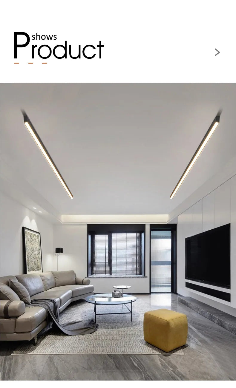 Modern LED Ceiling Lamp - Nordic Style