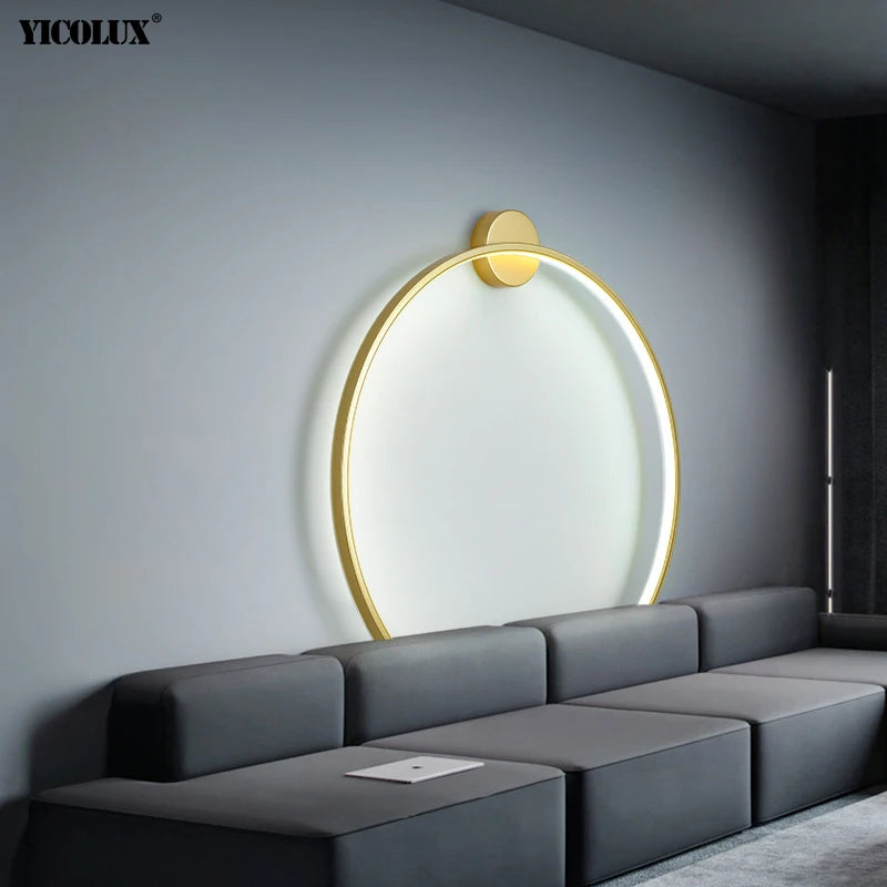 Modern LED Circle Wall Light