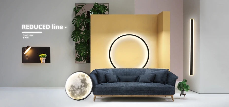 Modern LED Circle Wall Light