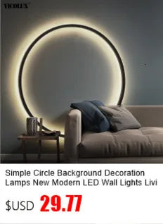 Modern LED Circle Wall Light