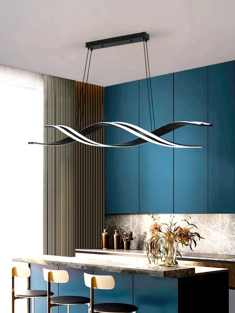 Modern LED Geometric Chandelier Light