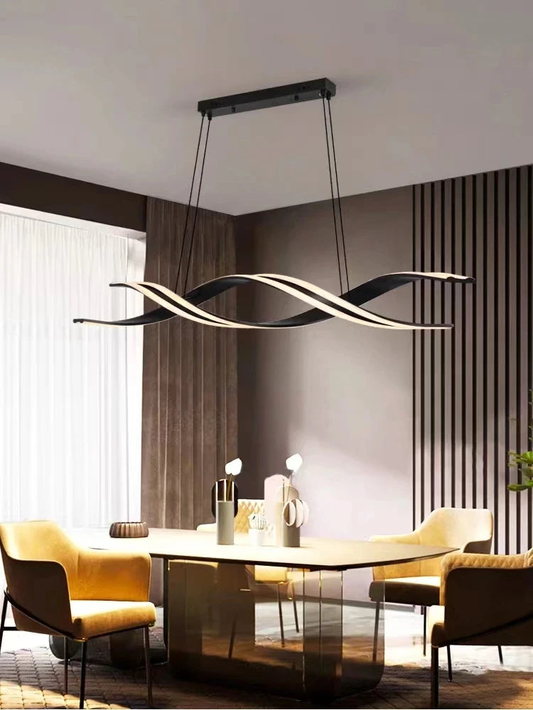 Modern LED Geometric Chandelier Light