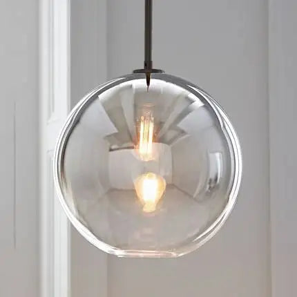 Modern LED Glass Pendant Light for Stylish Home & Café Decor