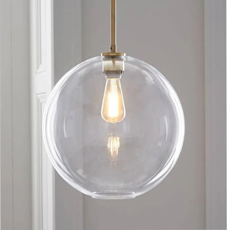 Modern LED Glass Pendant Light for Stylish Home & Café Decor