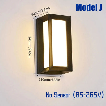 Modern LED Motion Sensor Wall Light