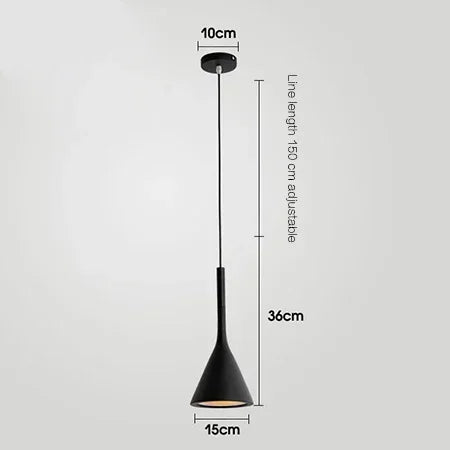 Modern LED Pendant Light - Black/White