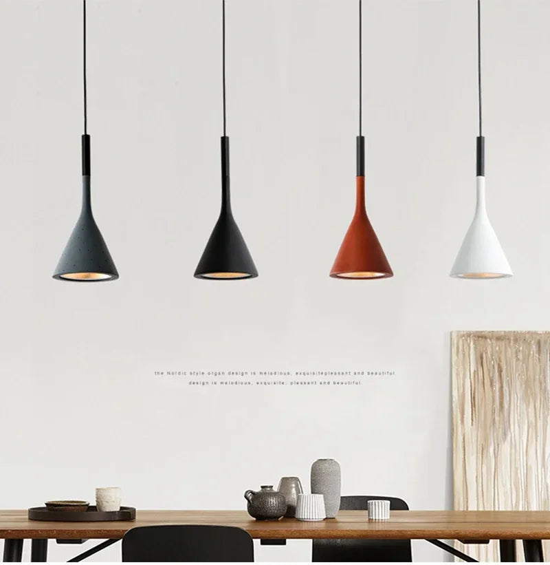 Modern LED Pendant Light - Black/White