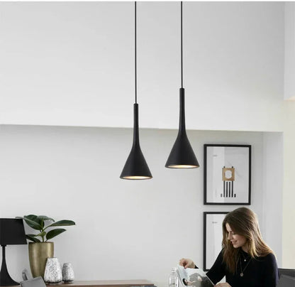 Modern LED Pendant Light - Black/White