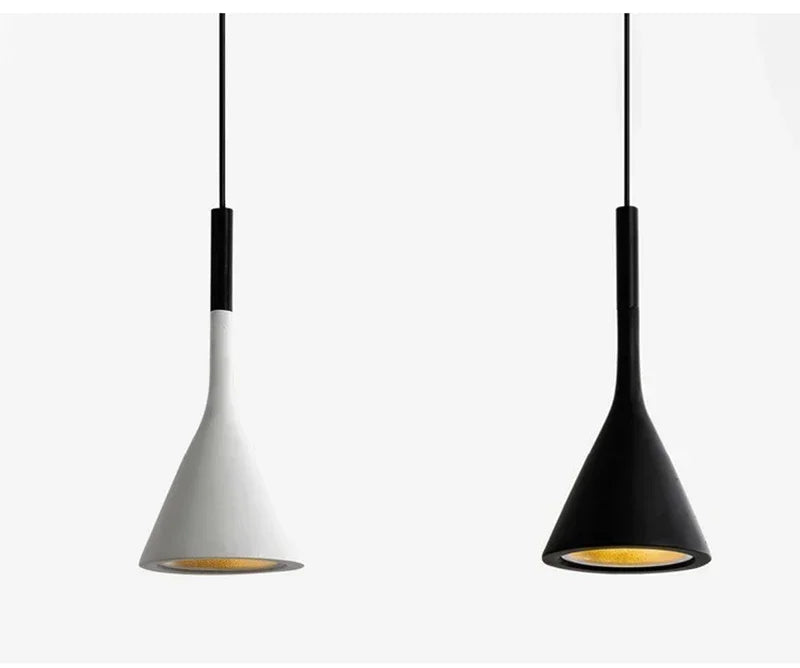 Modern LED Pendant Light - Black/White